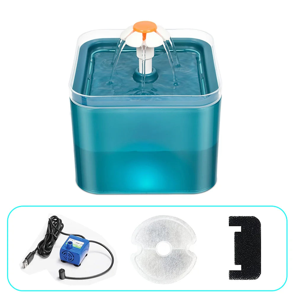 Fontanella Automatica a LED per Cani e Gatti – 2L | Pawli™