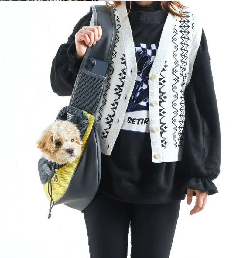 Borsa Tracolla Pawli™ per Cani e Gatti – Porta con Te il Tuo Amico Ovunque