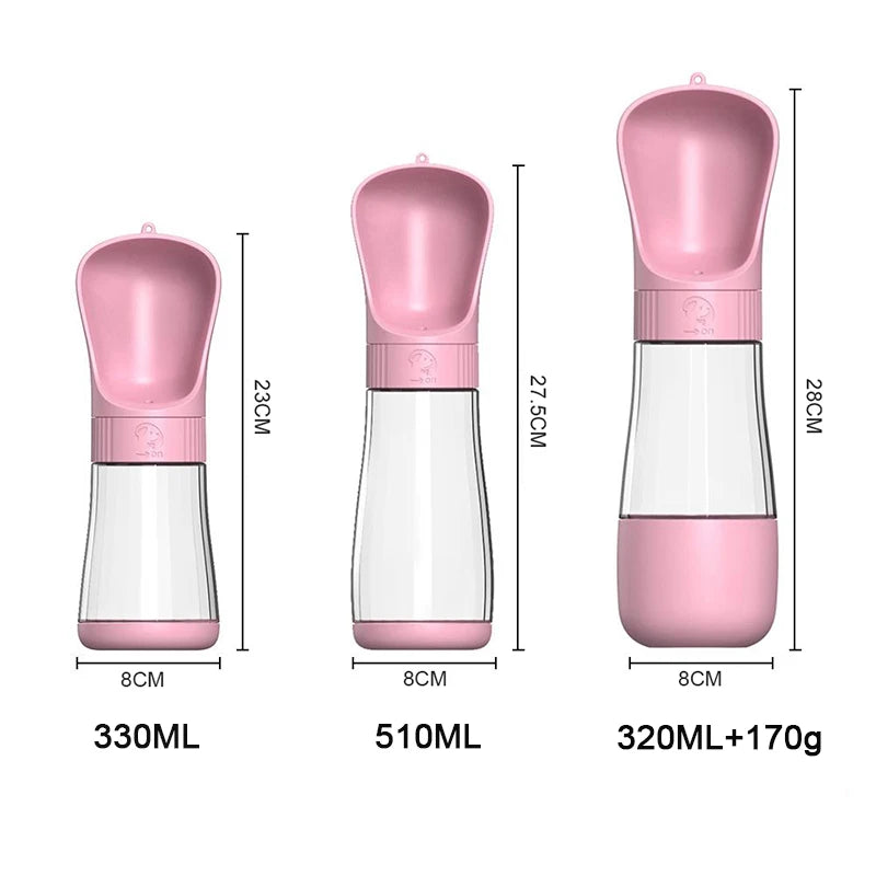 Borraccia Portatile Pawli™ con Contenitore per Crocchette – 2in1 da Viaggio per Cani