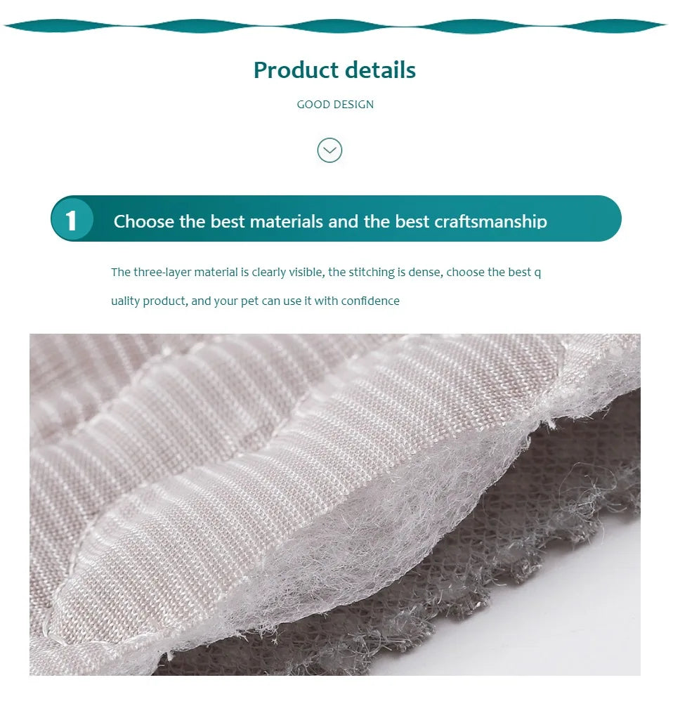 Tappetino Rinfrescante per Cani e Gatti – Gel Autorinfrescante, Estivo e Pieghevole