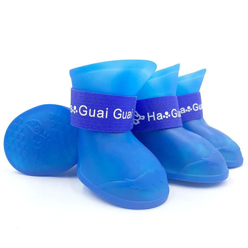 Scarpine Impermeabili Antiscivolo Pawli™ – Protezione per Zampe, Pioggia e Freddo (Set da 4)