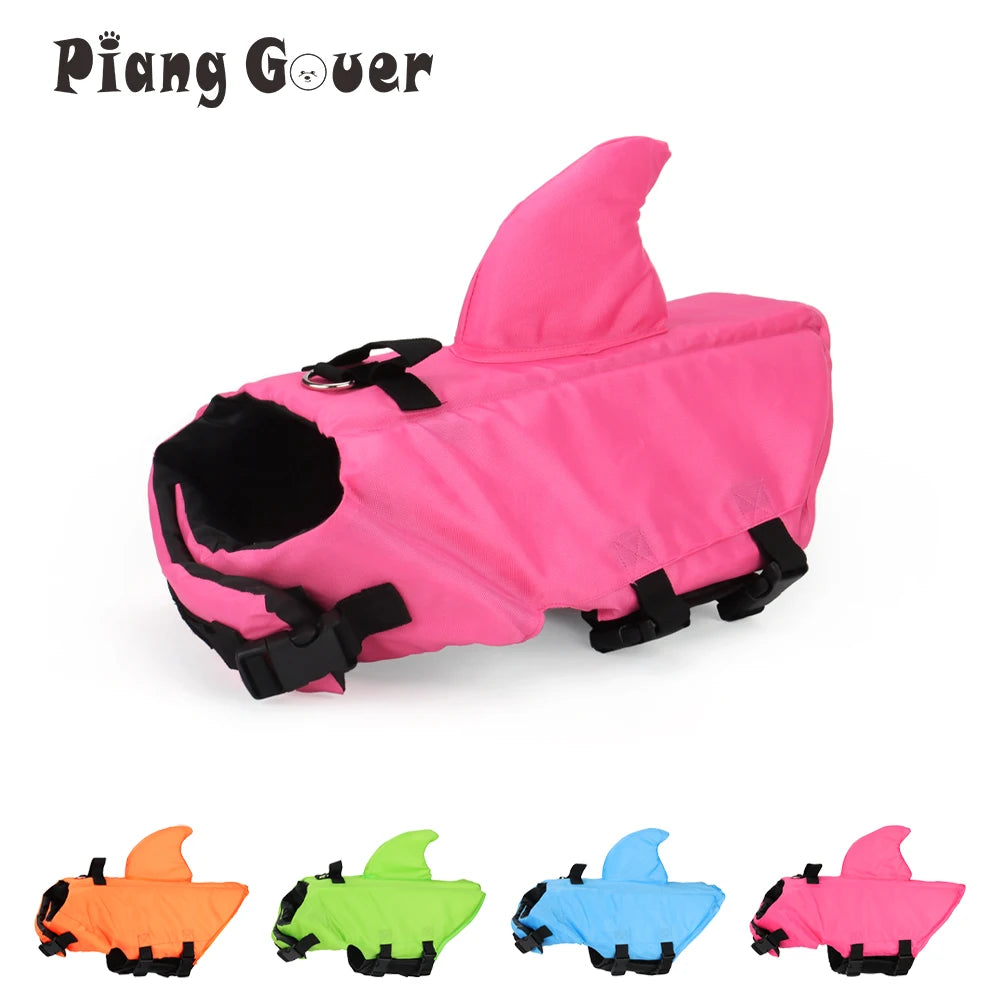Giubbotto Salvagente Squalo per Cani 🦈 - Shark Dog Life Vest