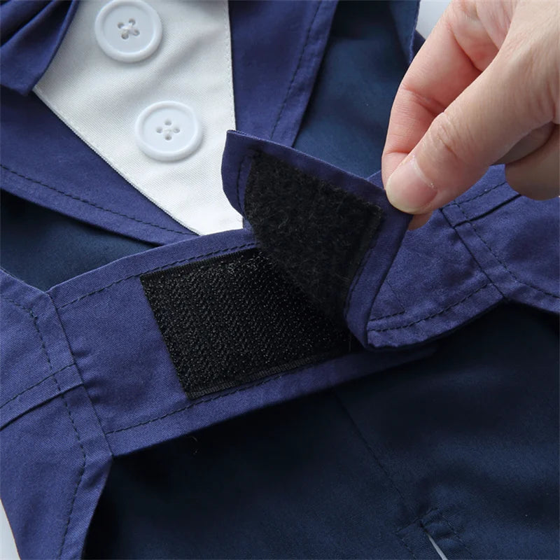 Completo Elegante Pawli™ – Smoking con Papillon per Cani