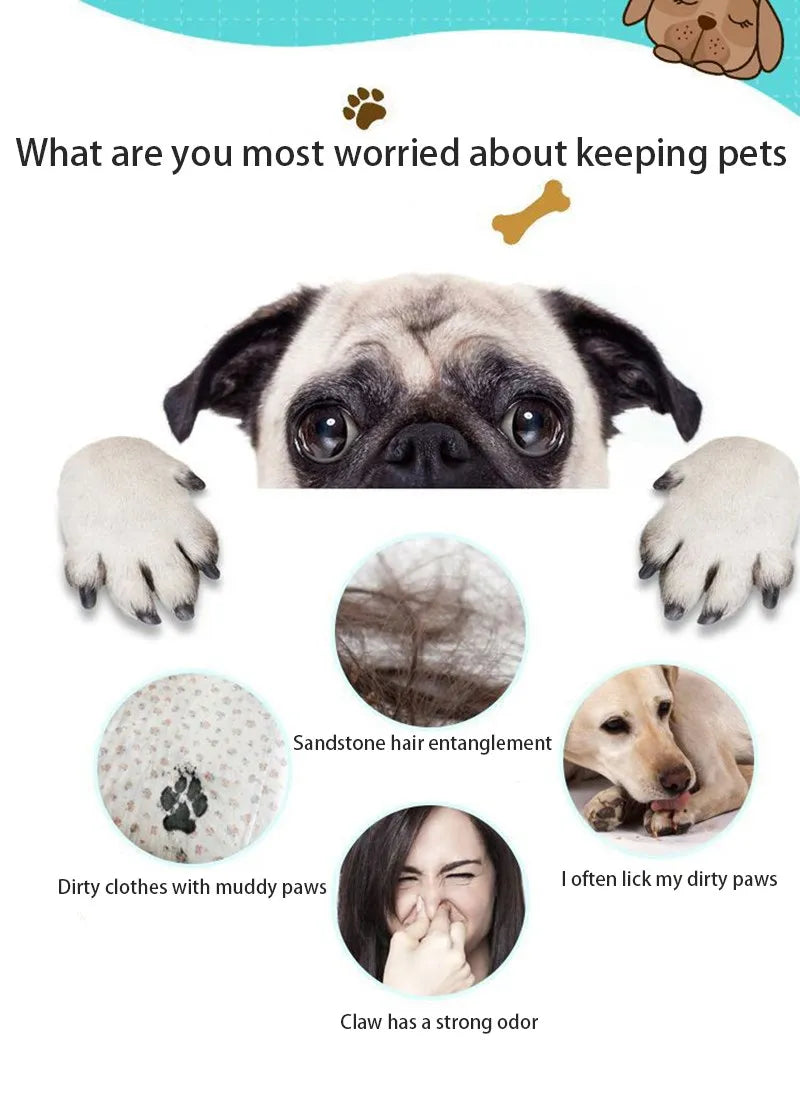 Pulizia Zampette Pawli™ – Tazza Lava-Zampe Portatile per Cani