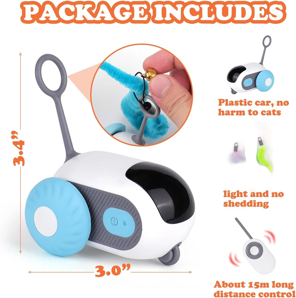 Palla Interattiva Intelligente per Gatti – LED Ricaricabile con Movimento Automatico