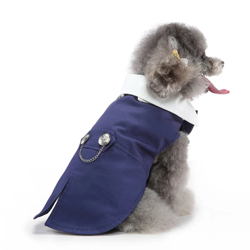 Completo Elegante Pawli™ – Smoking con Papillon per Cani