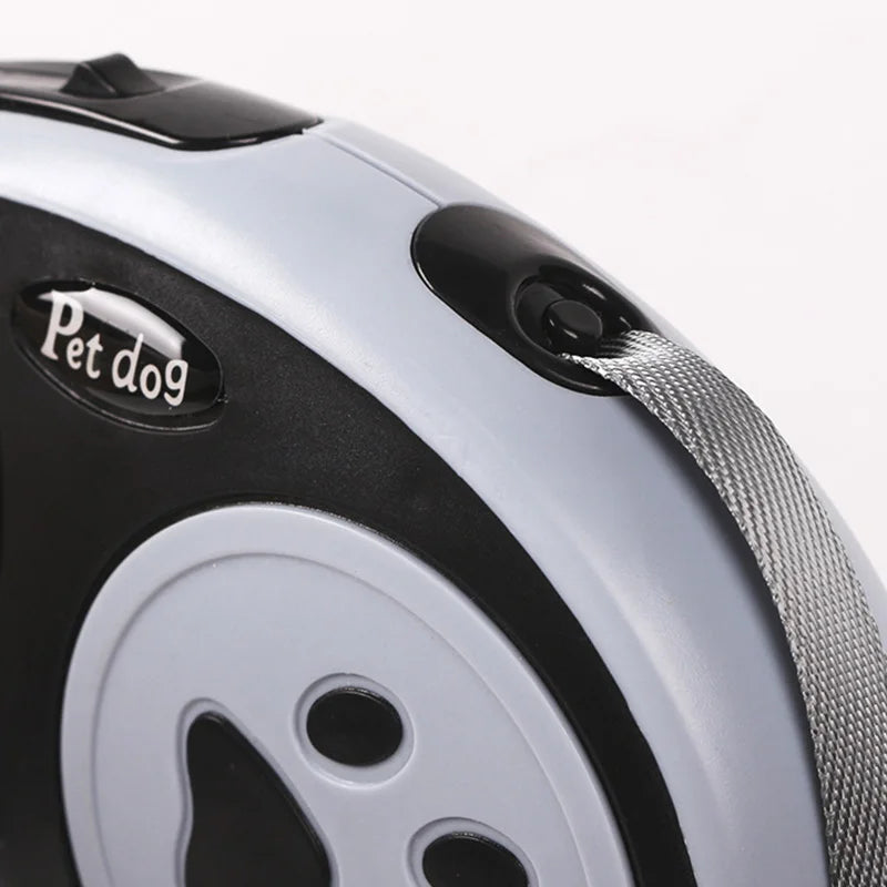 Guinzaglio Retrattile per Cani – 3m/5m con Manico Ergonomico e Design Antiscivolo