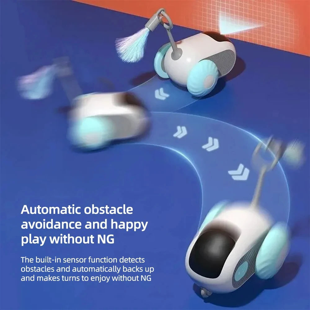 Palla Interattiva Intelligente per Gatti – LED Ricaricabile con Movimento Automatico