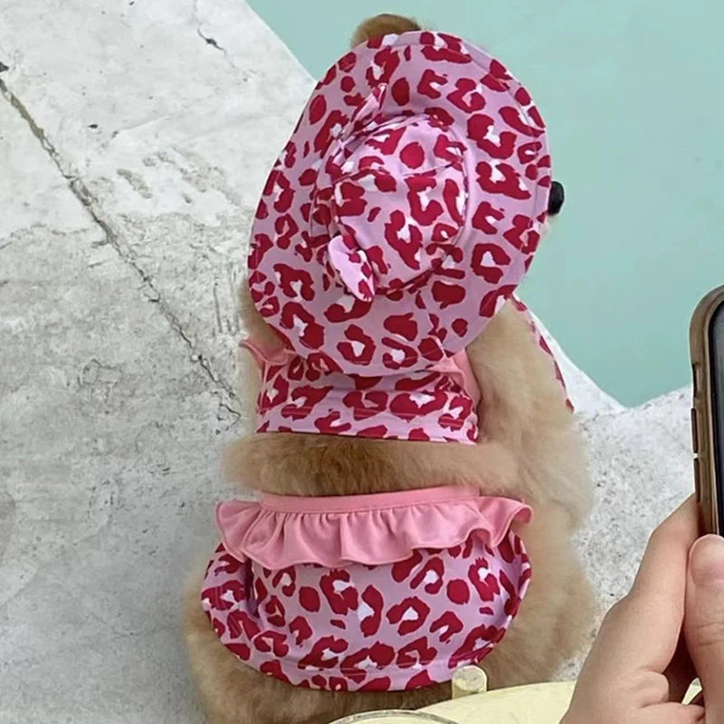 Completo Estivo Pawli™ – Outfit con Cappellino per Cani alla Moda